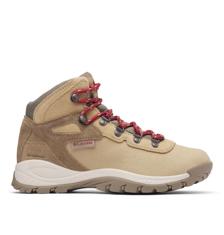 Columbia Newton Ridge™ Canvas Waterproof Women's Hiking Boots Red | LQY9167HA