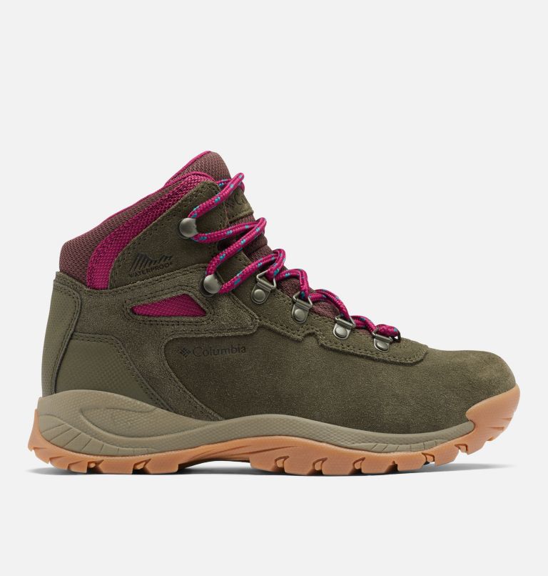 Columbia Newton Ridge™ Plus Waterproof Amped Women's Hiking Boots Olive/Red | RSF1863WP