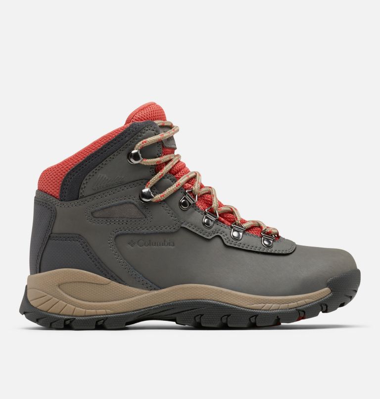 Columbia Newton Ridge™ Plus Waterproof Women's Hiking Boots Grey/Coral | BVO2944YP