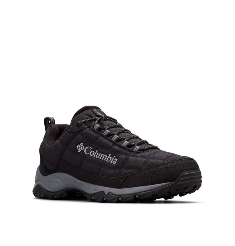 Columbia Firecamp™ Fleece Lined Men's Hiking Shoes Black/Grey | OYU76EO