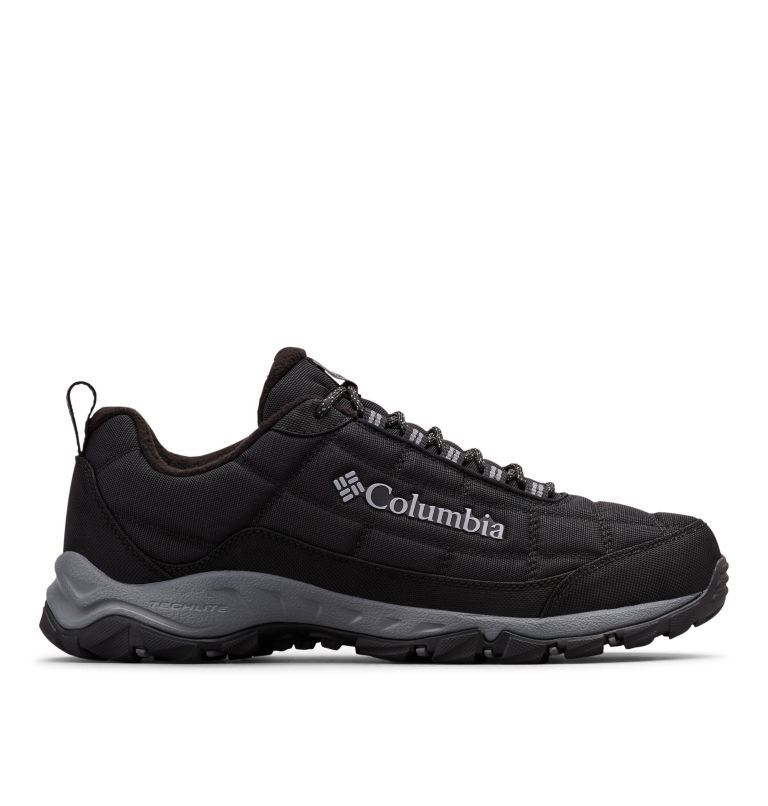 Columbia Firecamp™ Fleece Lined Men\'s Hiking Shoes Black/Grey | OYU76EO