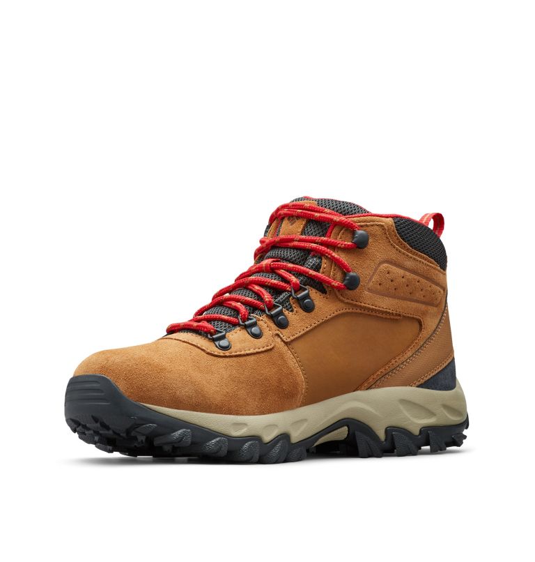 Columbia Newton Ridge™ Plus II Suede Waterproof Men's Hiking Boots Blue/Red | ERF7568FM