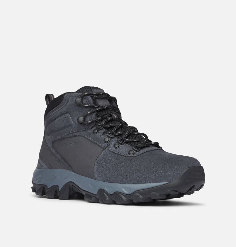 Columbia Newton Ridge™ Plus II Suede Waterproof Men's Hiking Boots Dark Grey/Black | ESP9813ON