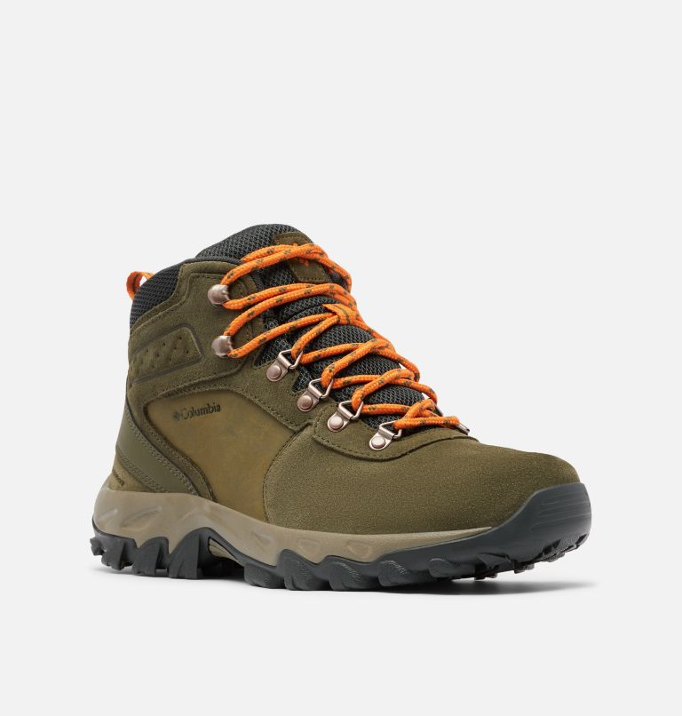 Columbia Newton Ridge™ Plus II Suede Waterproof Men's Hiking Boots Light Orange | EYU138QL