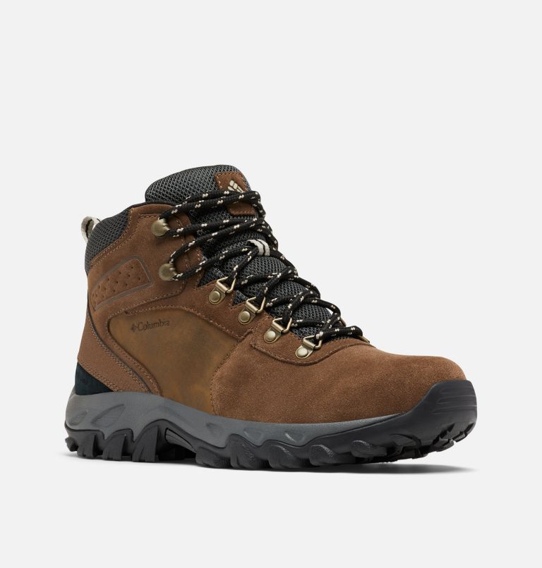 Columbia Newton Ridge™ Plus II Suede Waterproof Men's Hiking Boots Dark Brown/Dark Grey | KRB4875OO