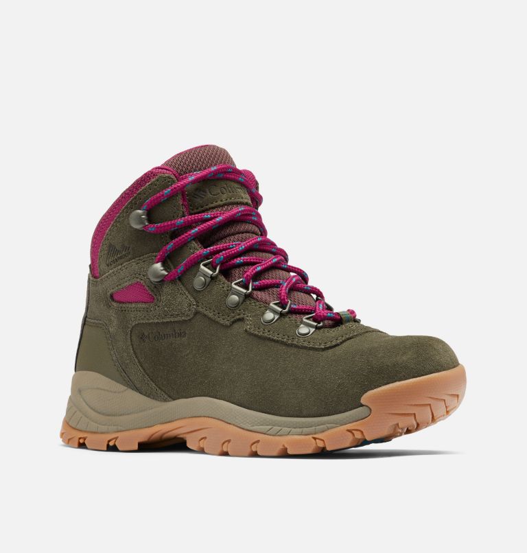 Columbia Newton Ridge™ Plus Waterproof Amped Women's Hiking Boots Olive/Red | RSF1863WP