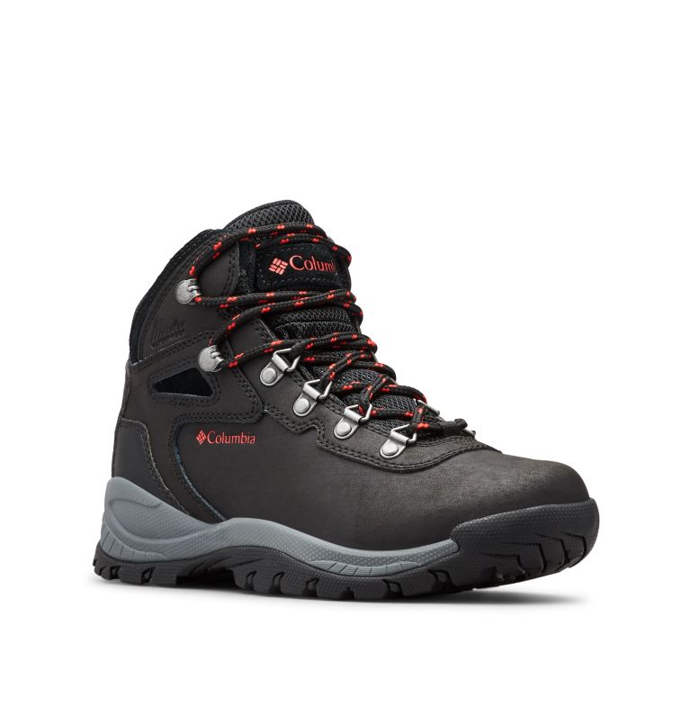 Columbia Newton Ridge™ Plus Waterproof Women's Hiking Boots Black/Red | MLC267MC