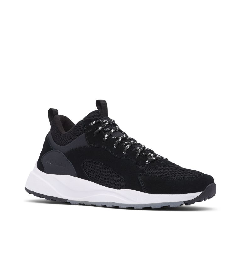 Columbia Pivot™ Mid Waterproof Men's Sneakers Black/White | QXB9821TN