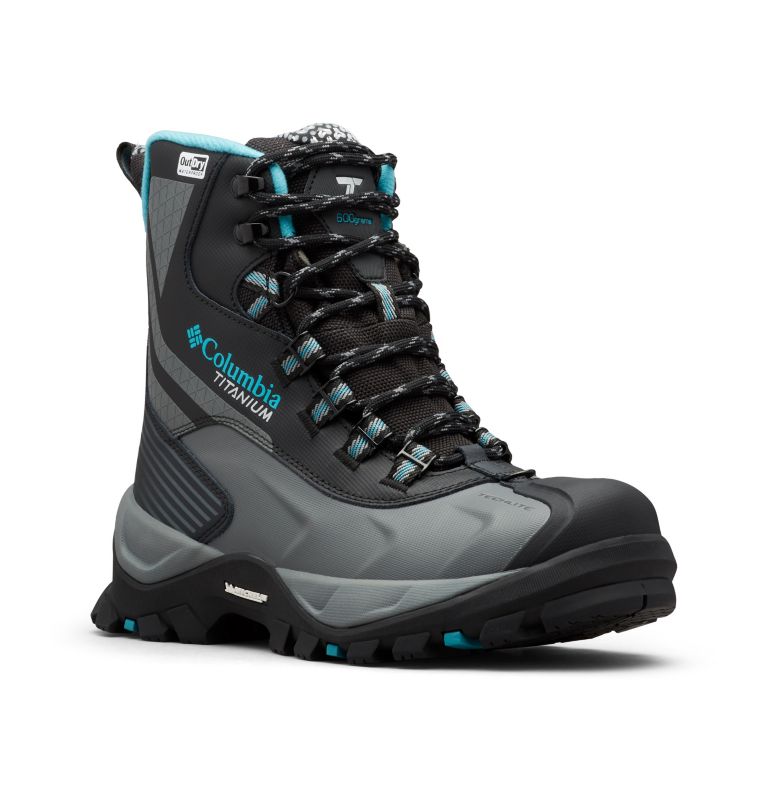 Columbia Powderhouse Titanium Omni-Heat™ 3D OutDry™ Women's Winter Boots Black | GNH3950CT