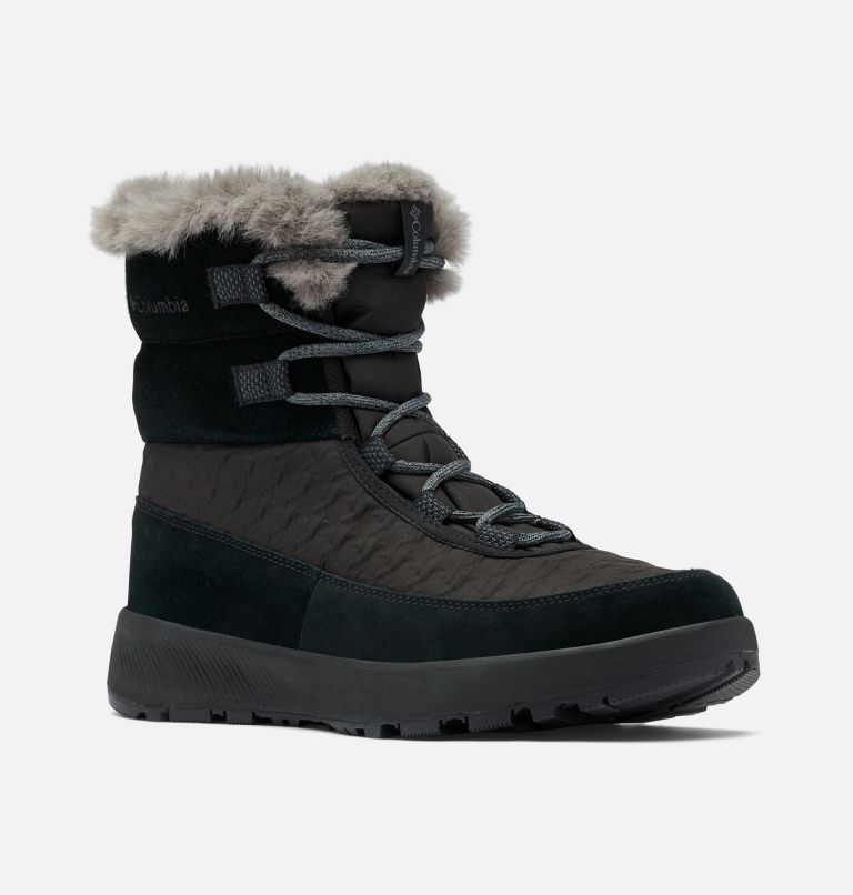 Columbia Slopeside Peak™ Omni-Heat™ Infinity Luxe Women's Winter Boots Black/Deep Grey | ZIQ188XY