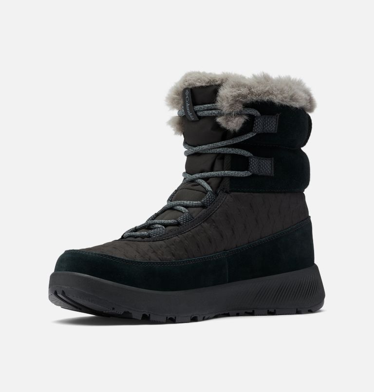 Columbia Slopeside Peak™ Omni-Heat™ Infinity Luxe Women's Winter Boots Black/Deep Grey | ZIQ188XY